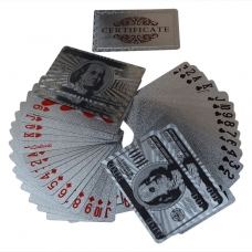 Серебряные карты в виде доллара